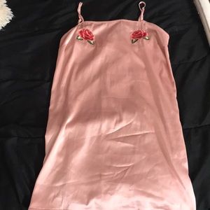 Honey punch satin dress